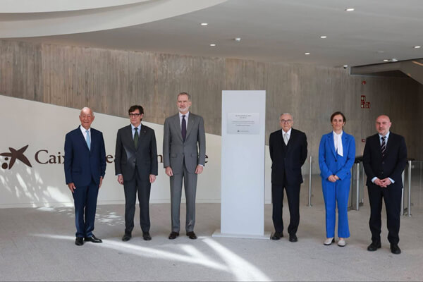 Inaugura��o do Caixa Research lnstitute, em Barcelona, Espanha